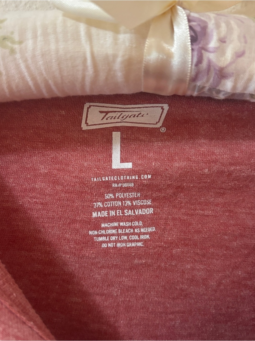 Women's Short Sleeve 'Home USA' Tee - Dusty Rose - Picture 4 of 7